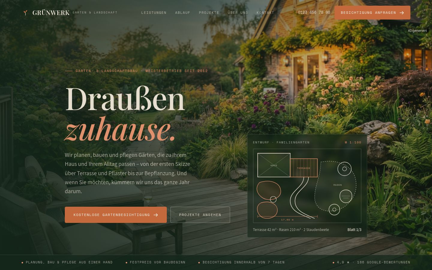 Demo-Website GaLaBau-Betrieb