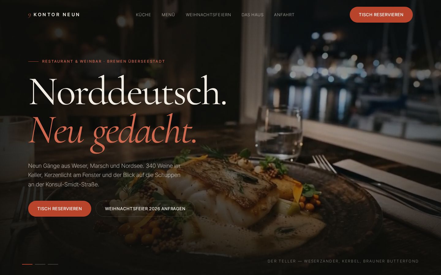Website für Restaurants