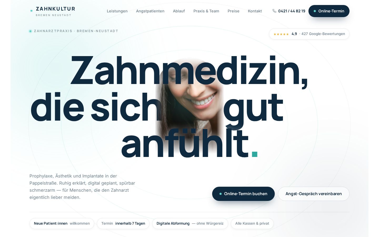 Website für Zahnärzte